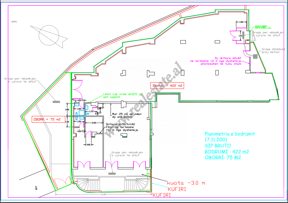 Commercial space for sale on Zogu I Pare Boulevard in Tirana, Albania